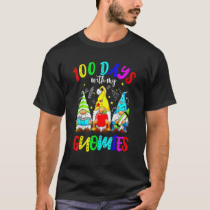 Camiseta 100º Dia 100 Dias De Figurino De Gnomo Escolar Mul