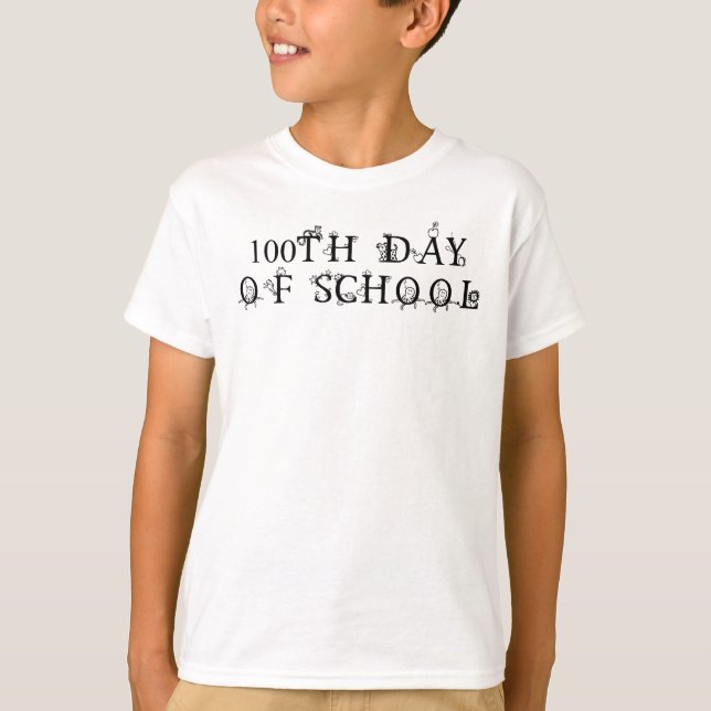 Camiseta 100º dia da escola (Frente)