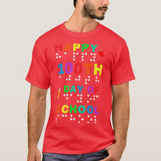 Camiseta 100º Dia da Escola Braille Cega Visualmente Impar