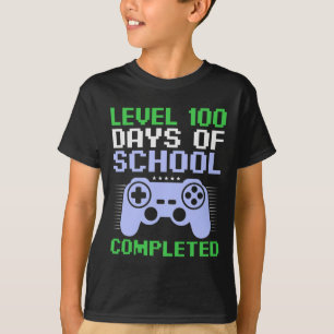 Camiseta 100º Dia Da Escola Concluída Para Crianças