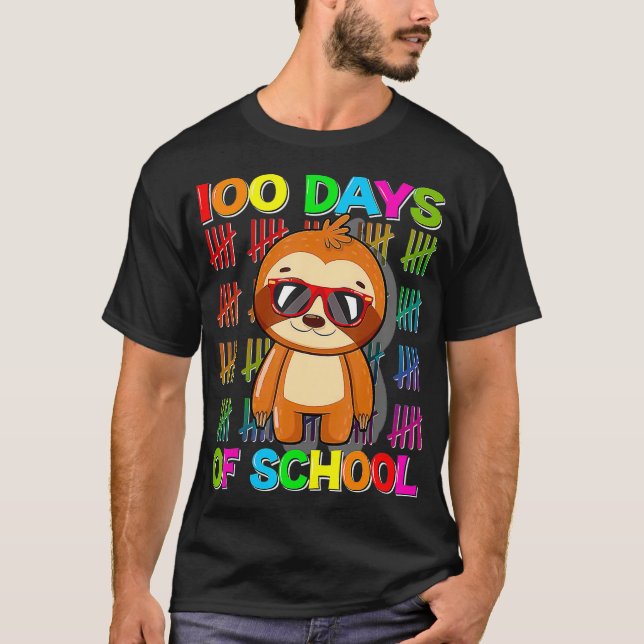 Camiseta 100º Dia da Escola Design 100 Dias da Escola S (Frente)