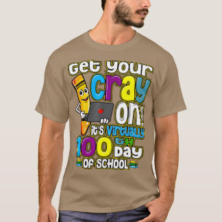 Camiseta 100º dia da escola faça seu barulho com o treiname