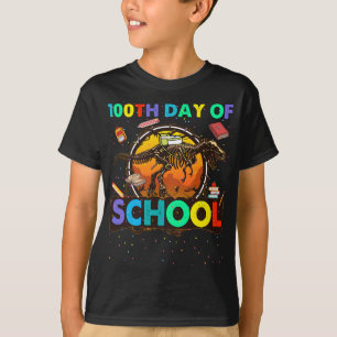 Camiseta 100º dia da escola Meninos do Dinossauro