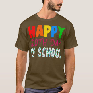 Camiseta 100º Dia da Escola para Professores Meninas Profes