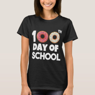Camiseta 100º Dia da Rosquinha de Professores Escolares 100