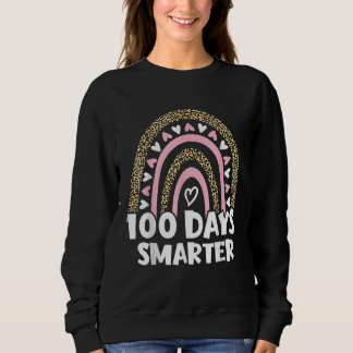 Camiseta 100º dia de aula Professor Leopardo Arco-íris