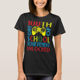 Camiseta 100º Dia De Conquista Escolar Jogar B Desbloqueado