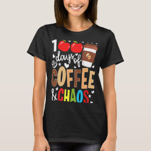 Camiseta 100º Dia de Ensino Café Prek, Ensino do Jardim de