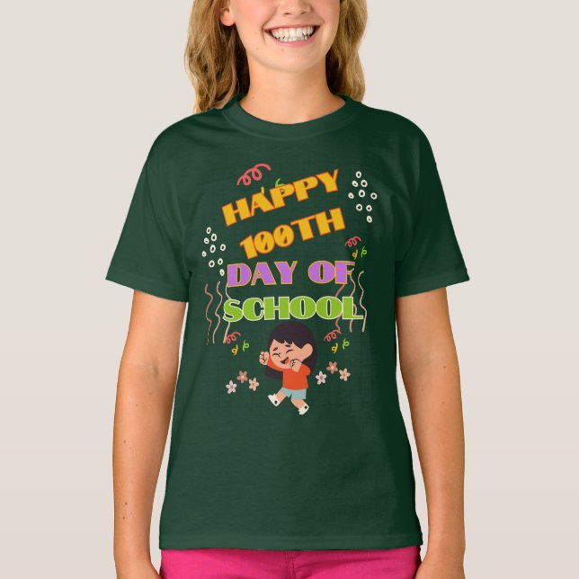 Camiseta 100º Dia de Escola (Frente)