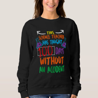 Camiseta 100º Dia De Escola Para Professores De Ciências