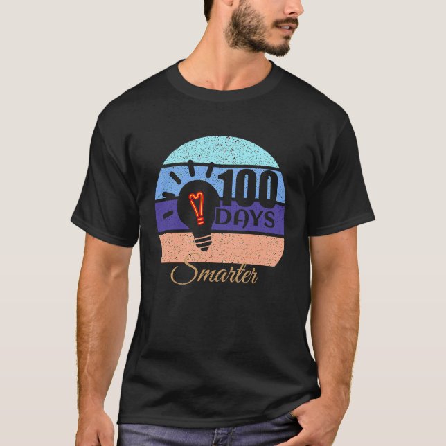Camiseta 100º Dia de Escola Professores e Alunos Mais Intel (Frente)