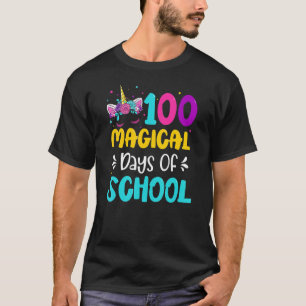 Camiseta 100º Dia De Jardim De Infância Para Meninas 100 Da