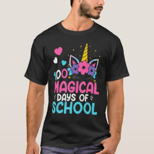 Camiseta 100º Dia De Jardim De Infância Para Meninas 100 Da