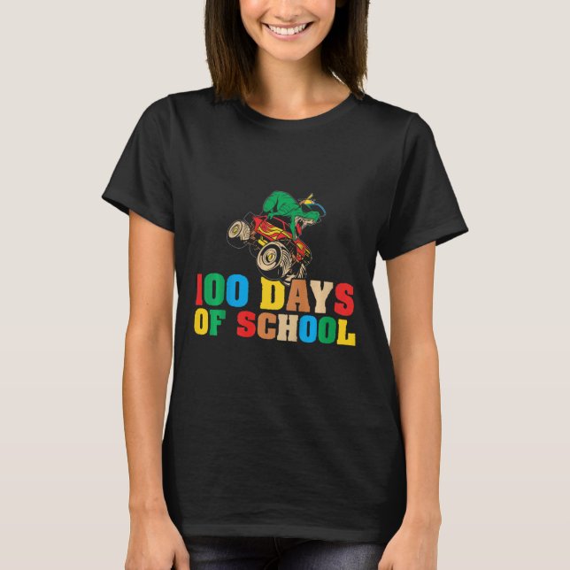 Camiseta 100º Dia De Meninos Escolares Toddler 100 Dias De  (Frente)