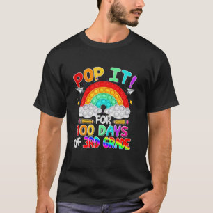 Camiseta 100º Dia De Pop Escolar 100 Dias De 3º Grau F