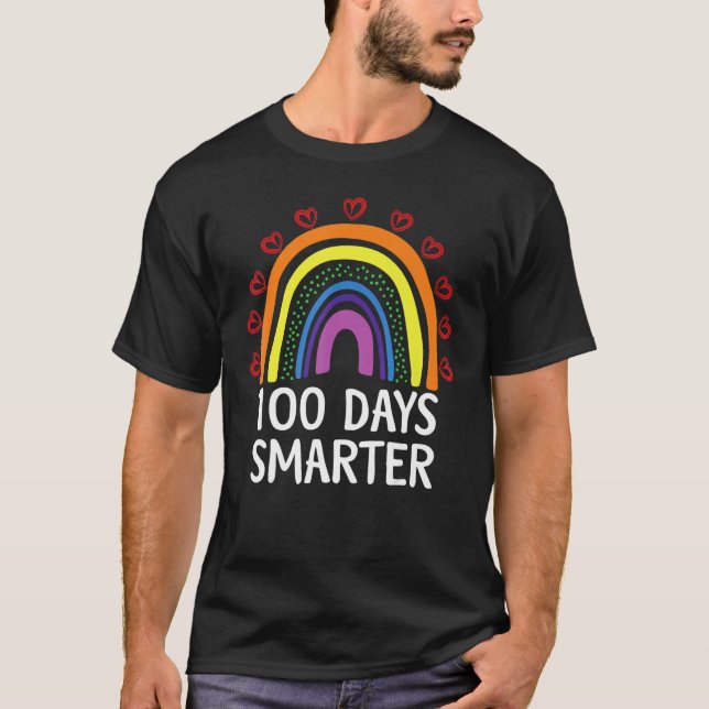 Camiseta 100º Dia De Professora Escolar 100 Dias Mais Intel (Frente)