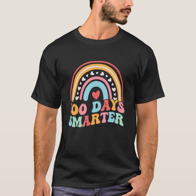 Camiseta 100º Dia De Professora Escolar 100 Dias Mais Intel (Frente)