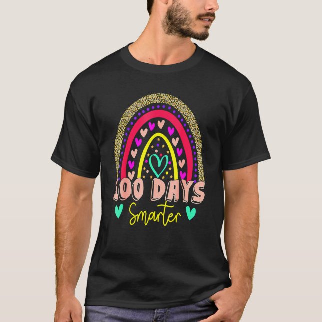 Camiseta 100º Dia De Professora Escolar 100 Dias Mais Intel (Frente)