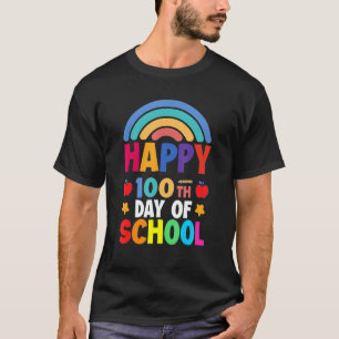 Camiseta 100º Dia De Professora Escolar 100 Dias Mais Intel