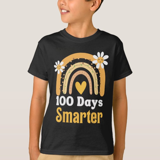 Camiseta 100º Dia De Professora Escolar 100 Dias Mais Intel (Frente)