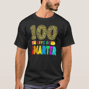 Camiseta 100º Dia De Professora Escolar 100 Dias Mais Intel