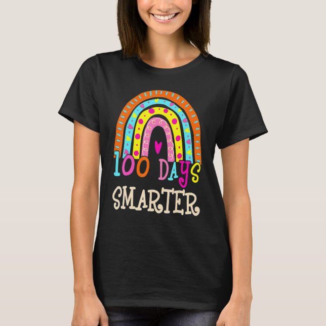 Camiseta 100º Dia De Professora Escolar 100 Dias Mais Intel (Frente)