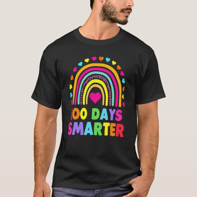 Camiseta 100º Dia De Professora Escolar 100 Dias Mais Intel (Frente)