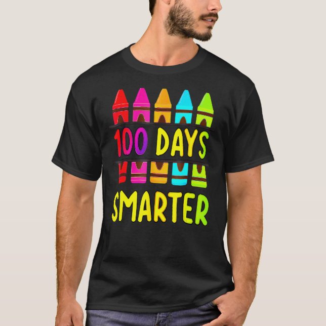 Camiseta 100º Dia De Professora Escolar 100 Dias Mais Intel (Frente)