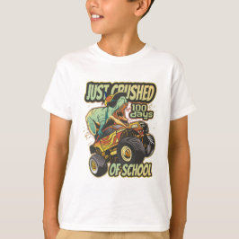 Camiseta 100º Dia de Professores Crianças Felizes 100 Dias 