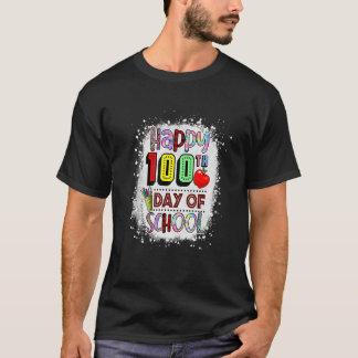 Camiseta 100º Dia de Professores Crianças Felizes 100 Dias