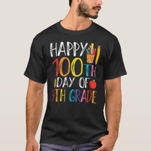 Camiseta 100º Dia De Professores Do Nono Grau Crianças 100