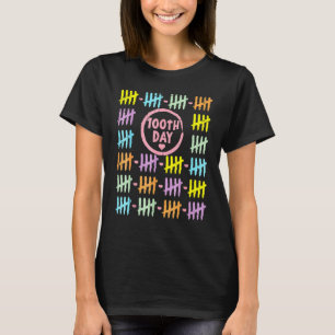 Camiseta 100º Dia Do Arco-Íris Marca 100 Dias De Sc