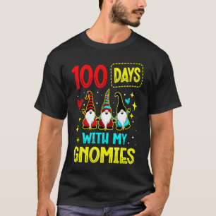 Camiseta 100º Dia do Gnomo Escolar 100 Dias com os Meus Gno