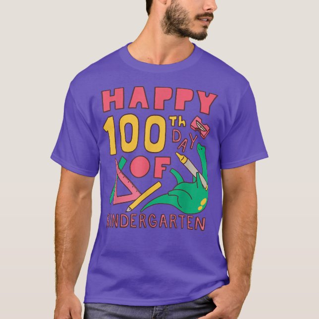 Camiseta 100º Dia do Professor de Autismo Escolar (Frente)