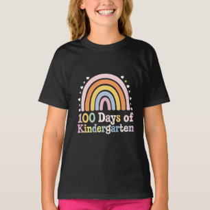 Camiseta 100º Dia do Professor de Jardim de Infância Crianç