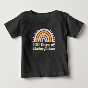 Camiseta 100º Dia do Professor de Jardim de Infância Crianç