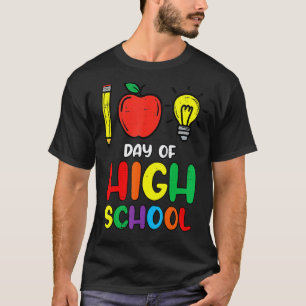 Camiseta 100º Dia Do Professor Do Ensino Médio Aluno 100 Di