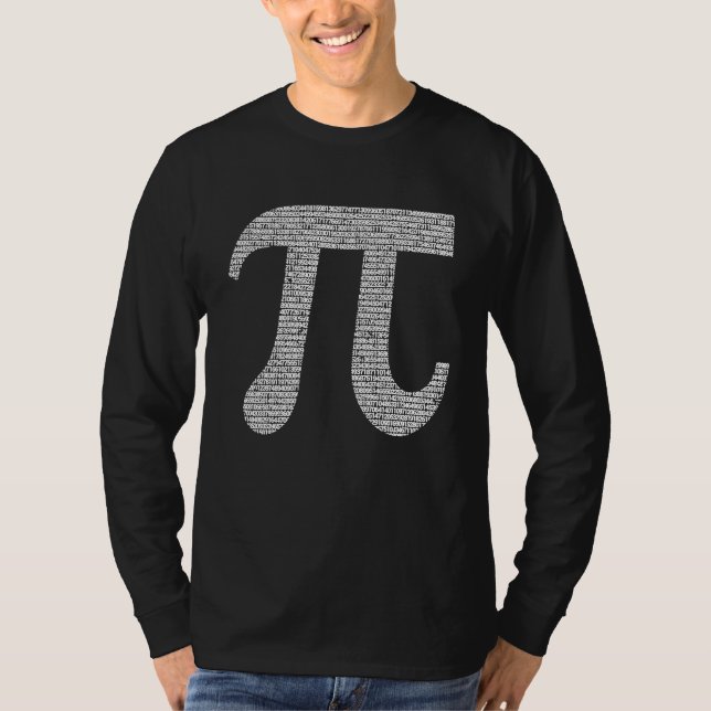 Camiseta 10000 Digits Pi Day Sign Math  Mathematics Nerd Ge (Frente)