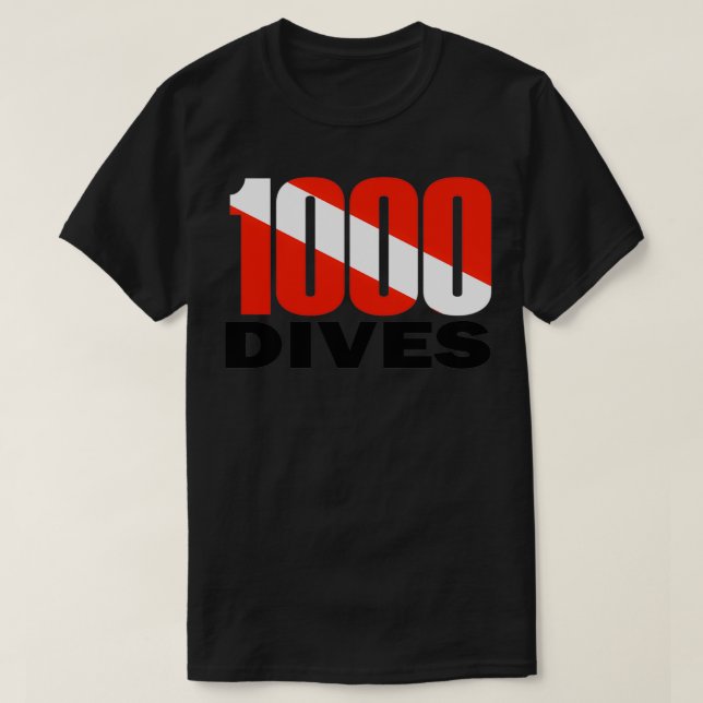 Camiseta 1000 Dives (Frente do Design)
