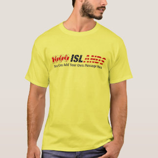 Camiseta 1000 Ilhas Canadá EUA, adicione sua própria mensag