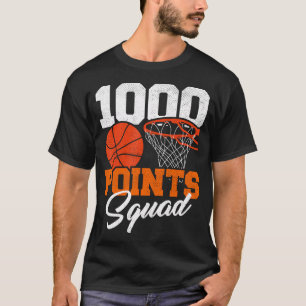 Camiseta 1000 Pontos de Basquete Esquadrão de Esquadra de B