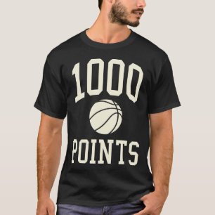 Camiseta 1000 Pontos de Basquete para Segundo grau de Prese