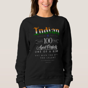 Camiseta 100.º aniversário do Nascer indiano de 100 anos em