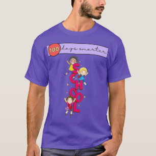 Camiseta 100.º Dia da Escola 100 Dias Professor Aluno Intel