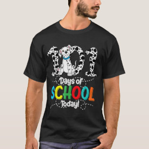 Camiseta 100.º Dia da Escola 101 Dias Mais Inteligente 100