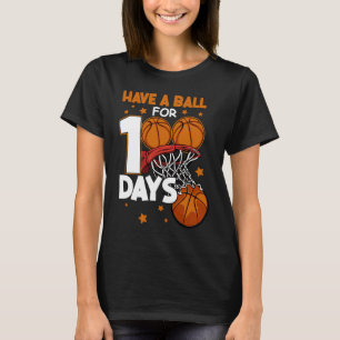 Camiseta 100. º Dia das Crianças de Basquete Escolares 100 