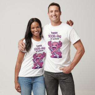 Camiseta 100.º dia de convite escolar