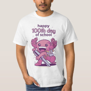 Camiseta 100.º dia de convite escolar