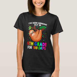 Camiseta 100. º dia de escola Lama 4. º ano 100 dias