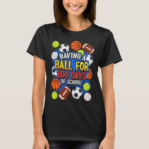 Camiseta 100. º Dia De Espetáculos De Espetáculo Da Escola